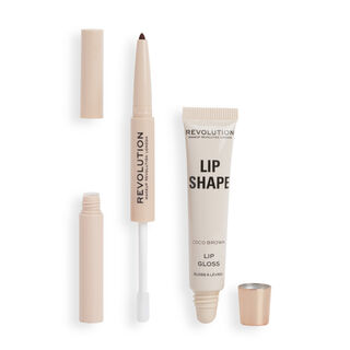 Makeup Revolution Lip Shape Kit Coco Brown