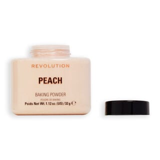 peach baking powder lid off