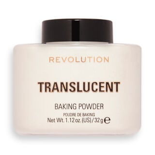 translucent baking powder lid on
