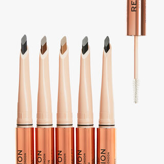 Makeup Revolution Fluffy Brow Filter Duo Dark Brown