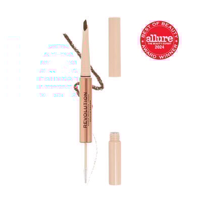 Makeup Revolution Fluffy Brow Filter Duo Medium Brown